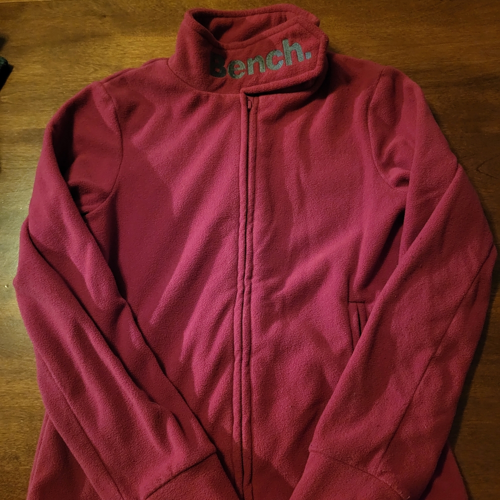 Bench Burgundy Fleece Jacket